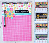 2019 Decorative Desk Calendar, Dated PRINTABLE-My Computer is My Canvas