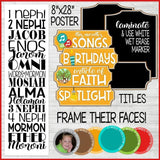 2020 Come Follow Me {PRIMARY} Bulletin Board Kit PRINTABLES