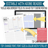 2020 EVERYDAY Personal Planner {Inside Pages Only} EDITABLE Printable