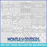 2020 EVERYDAY Personal Planner {Inside Pages Only} EDITABLE Printable