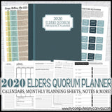2020 Elders Quorum Presidency Planner {EQ} PRINTABLE