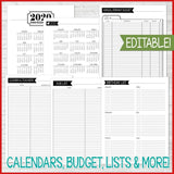 2020 PRIMARY PRESIDENCY PLANNER Printable (EDITABLE)