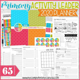 2020 Primary ACTIVITY LEADER PLANNER {Editable} PRINTABLE