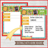 2020 Primary Kit {BINDER, WRISTBANDS, DOOR SIGNS) PRINTABLES