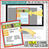 2020 Primary Kit {BINDER, WRISTBANDS, DOOR SIGNS) PRINTABLES