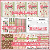 2020 Relief Society BINDER Printables (EDITABLE)