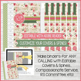 2020 Relief Society BINDER Printables (EDITABLE)