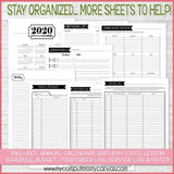 2020 Relief Society Planner PRINTABLE (EDITABLE)