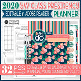 2020 YW CLASS Presidency Planner {EDITABLE} PRINTABLE