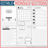 2020 YW Presidency Planner PRINTABLE (EDITABLE)