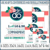 2020 YW Theme {1 NEPHI 3:7} Scripture Art PRINTABLE