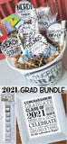 2021 Graduation BUNDLE (Nugget, Subway Art, Gift Basket & GNOMES) PRINTABLE