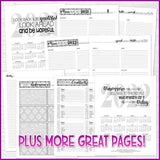 2021 Latter-day Lifestyle Planner {Inside Pages Only} EDITABLE Printable