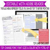2021 Latter-day Lifestyle Planner {Inside Pages Only} EDITABLE Printable