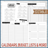 2021 PRIMARY PRESIDENCY PLANNER Printable (EDITABLE)