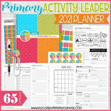 2021 Primary ACTIVITY LEADER PLANNER {Editable} PRINTABLE