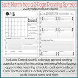 2021 YW CLASS Presidency Planner {EDITABLE} PRINTABLE