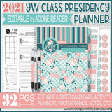 2021 YW CLASS Presidency Planner {EDITABLE} PRINTABLE