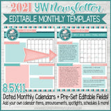 2021 Young Women {NEWSLETTER TEMPLATES} Printables