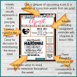 2022 CFM Old Testament "FAUX" Bulletin Board Sheets {APRIL} PRINTABLE