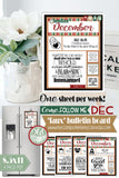 2022 CFM Old Testament "FAUX" Bulletin Board Sheets {DECEMBER} PRINTABLE