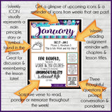 2022 CFM Old Testament "FAUX" Bulletin Board Sheets {JANUARY} PRINTABLE