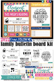 2022 CFM Old Testament Family Bulletin Board Kit {AUGUST} PRINTABLE