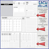 2022 EVERYDAY Personal Planner {Inside Pages Only} EDITABLE Printable