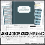 2022 Elders Quorum Presidency Planner {EQ} PRINTABLE