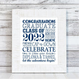 2022 Graduation BUNDLE (Nugget, Subway Art, Gift Basket & GNOMES) PRINTABLE