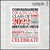 2022 Graduation Subway Art {Personalized} PRINTABLE