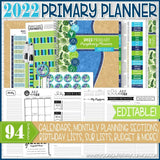 2022 PRIMARY PRESIDENCY PLANNER Printable (EDITABLE)