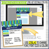 2022 Primary Kit {BINDER, WRISTBANDS, DOOR SIGNS) PRINTABLES