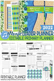2022 Primary MUSIC LEADER Planner {EDITABLE} PRINTABLE