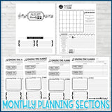 2022 Primary MUSIC LEADER Planner {EDITABLE} PRINTABLE