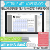 2022 Primary MUSIC LEADER Planner {EDITABLE} PRINTABLE