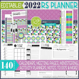 2022 Relief Society Planner PRINTABLE (EDITABLE)