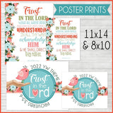2022 YW Bulletin Board Kit {TRUST IN THE LORD} PRINTABLE