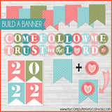 2022 YW Bulletin Board Kit {TRUST IN THE LORD} PRINTABLE