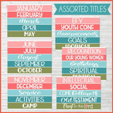 2022 YW Bulletin Board Kit {TRUST IN THE LORD} PRINTABLE