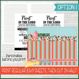 2022 YW Journal {TRUST IN THE LORD} PRINTABLE