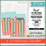 2022 YW Journal {TRUST IN THE LORD} PRINTABLE