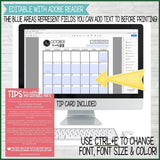 2022 YW Presidency Planner PRINTABLE (EDITABLE)