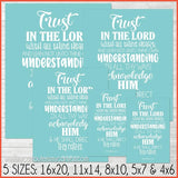 2022 YW Theme Scripture Art {Proverbs 3:5-6} PRINTABLE