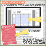 2023 "ANY CALLING" Planner {EDITABLE} PRINTABLE