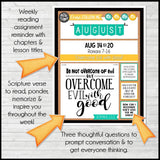 2023 CFM "FAUX" WEEKLY Bulletin Board Pages JAN-DEC {New Testament} PRINTABLE