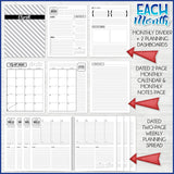 2023 EVERYDAY Personal Planner {Inside Pages Only} EDITABLE Printable