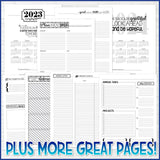 2023 EVERYDAY Personal Planner {Inside Pages Only} EDITABLE Printable