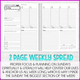 2023 Latter-day Lifestyle Planner {Inside Pages Only} EDITABLE Printable