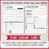2023 Primary MUSIC LEADER Planner {EDITABLE} PRINTABLE